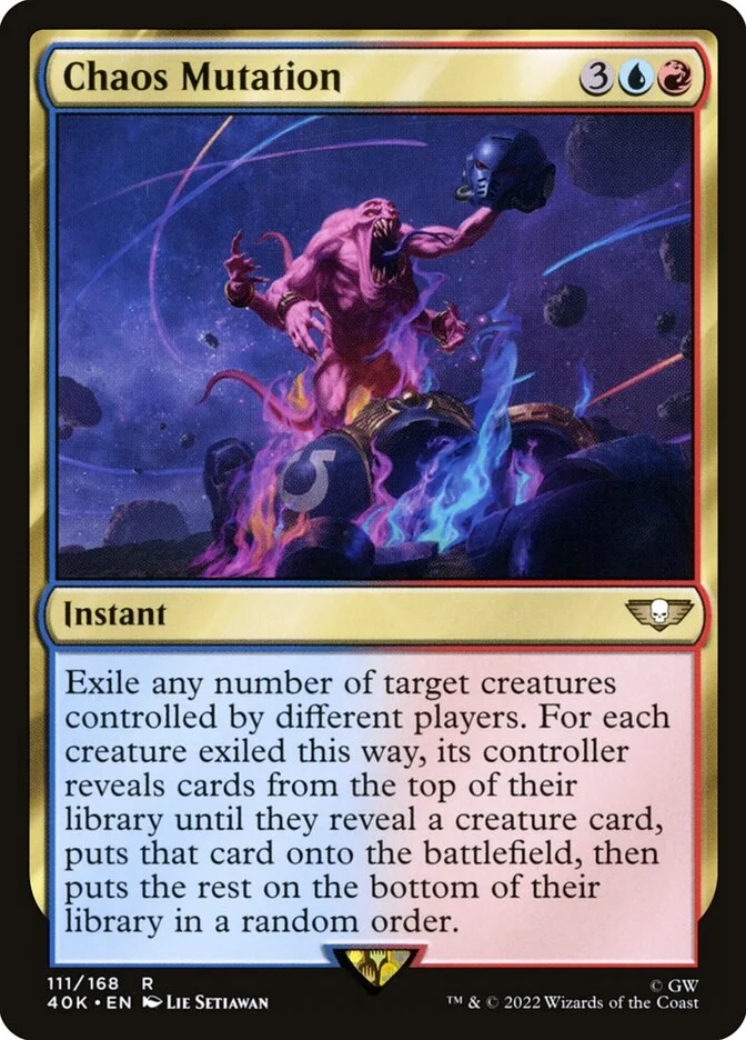 Chaos Mutation (Warhammer 40,000 Commander) - Magic: The Gathering in TCG Land
