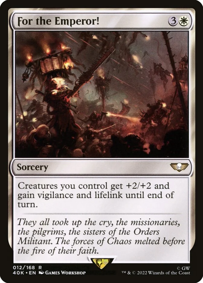 For the Emperor! (Warhammer 40,000 Commander) - Magic: The Gathering in TCG Land