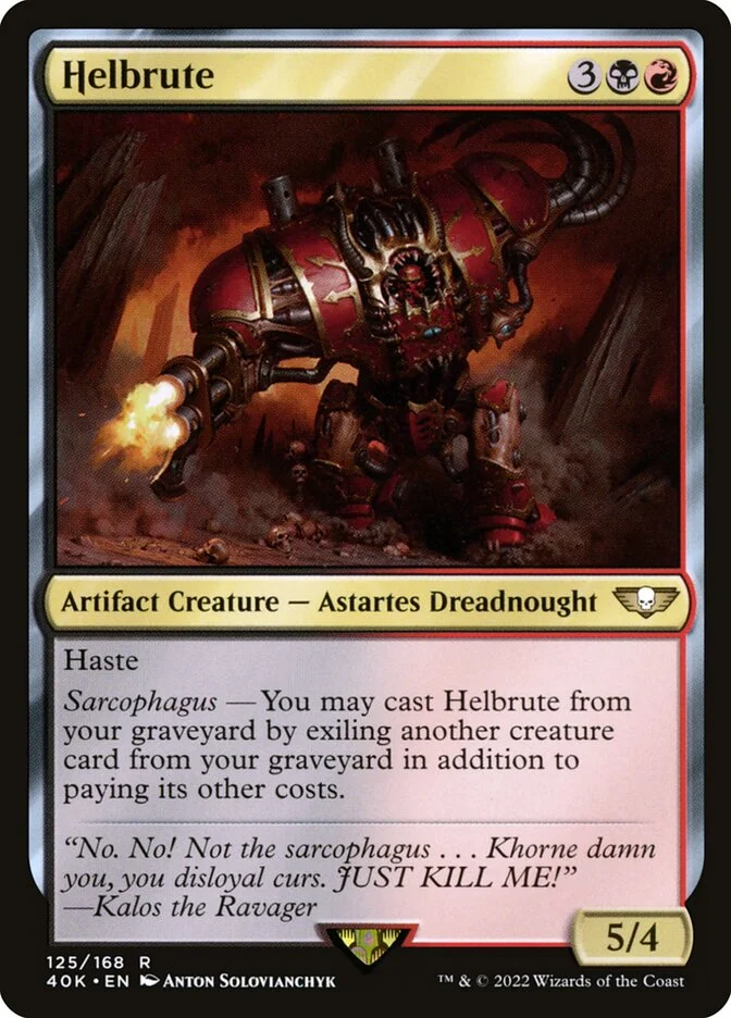 Helbrute (Warhammer 40,000 Commander) - Magic: The Gathering in TCG Land