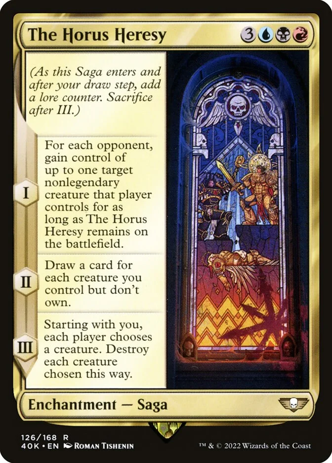 The Horus Heresy (Warhammer 40,000 Commander) - Magic: The Gathering in TCG Land