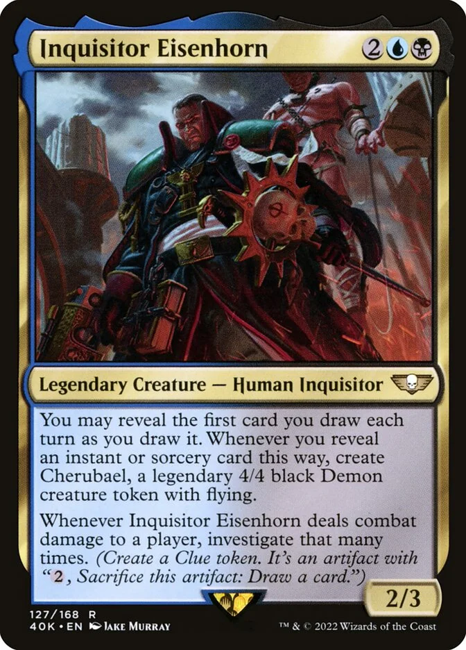 Inquisitor Eisenhorn (Warhammer 40,000 Commander) - Magic: The Gathering in TCG Land