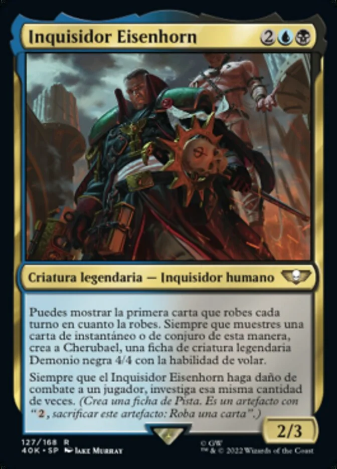 Inquisidor Eisenhorn (Warhammer 40,000 Commander) - Magic: The Gathering in TCG Land