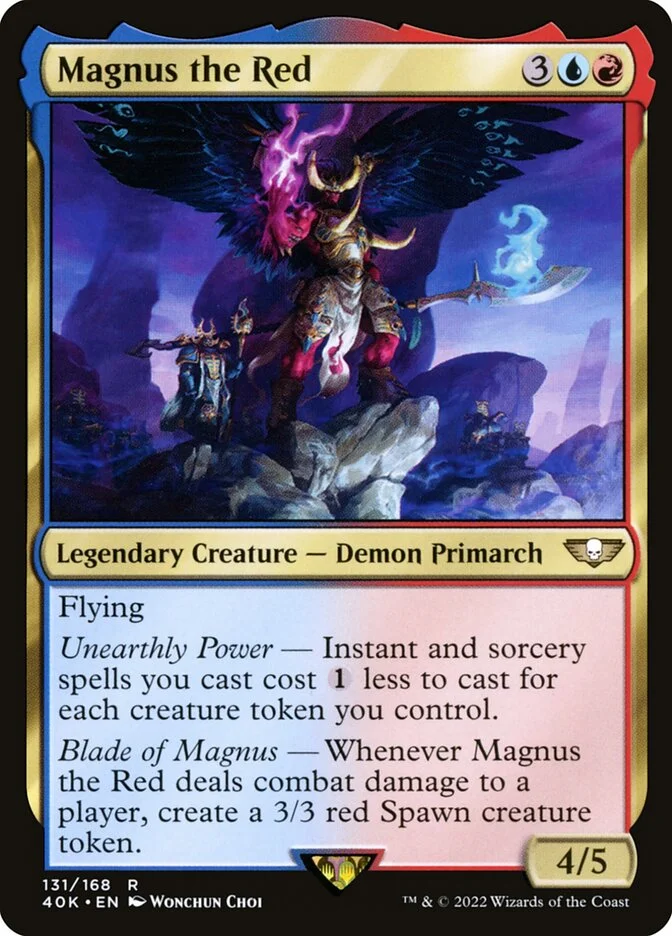 Magnus the Red (Warhammer 40,000 Commander) - Magic: The Gathering in TCG Land