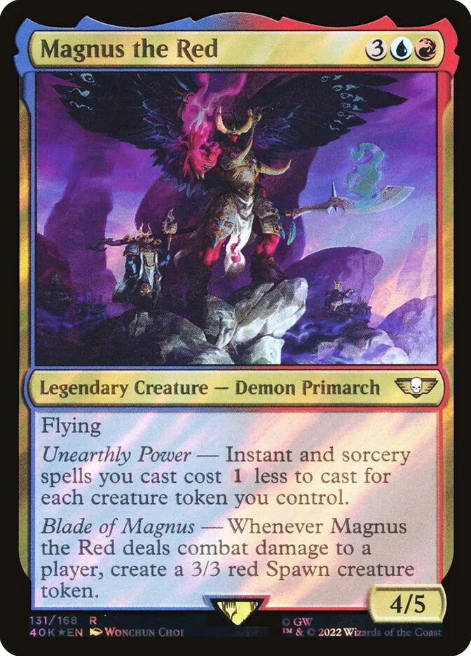 Magnus the Red (Warhammer 40,000 Commander) - Magic: The Gathering in TCG Land