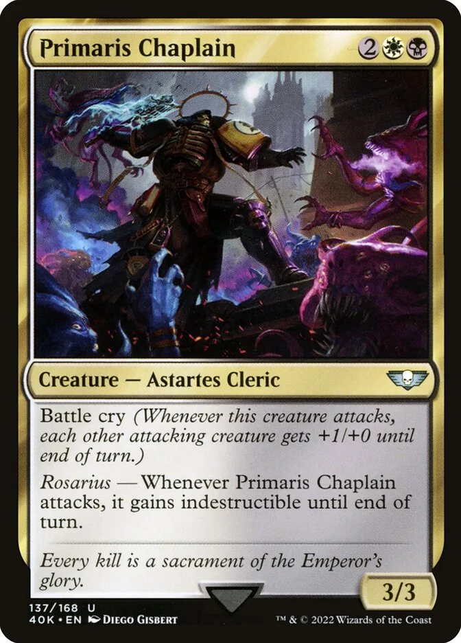 Primaris Chaplain (Warhammer 40,000 Commander) - Magic: The Gathering in TCG Land