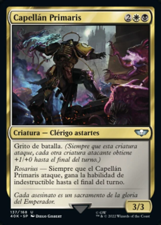 Capellán Primaris (Warhammer 40,000 Commander) - Magic: The Gathering in TCG Land