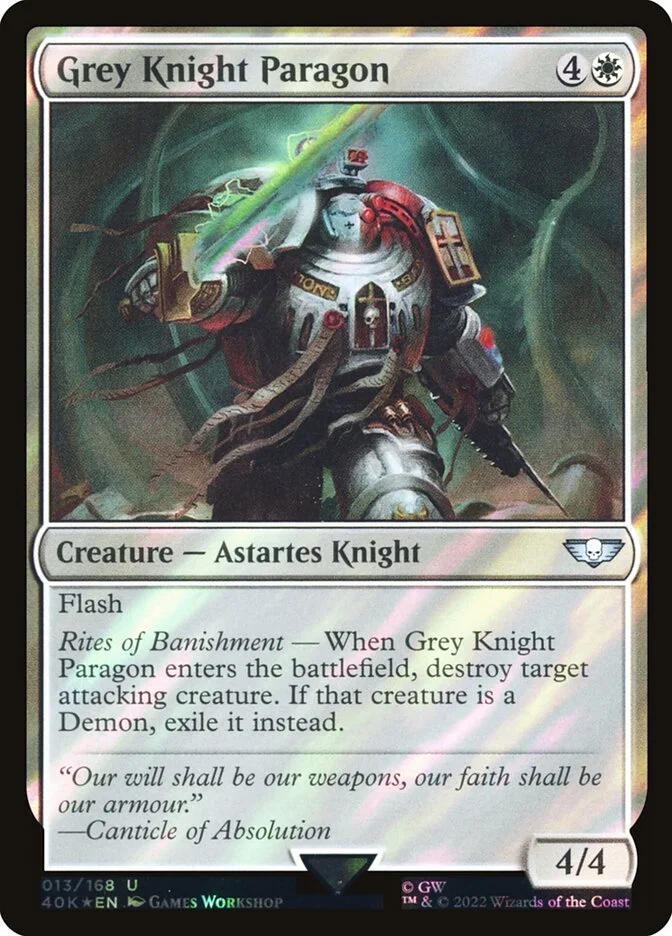 Grey Knight Paragon (Warhammer 40,000 Commander) - Magic: The Gathering in TCG Land