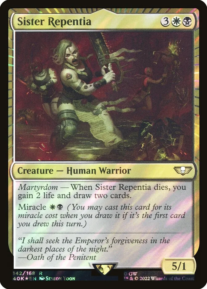 Sister Repentia (Warhammer 40,000 Commander) - Magic: The Gathering in TCG Land