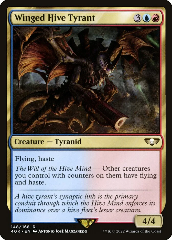Winged Hive Tyrant (Warhammer 40,000 Commander) - Magic: The Gathering in TCG Land