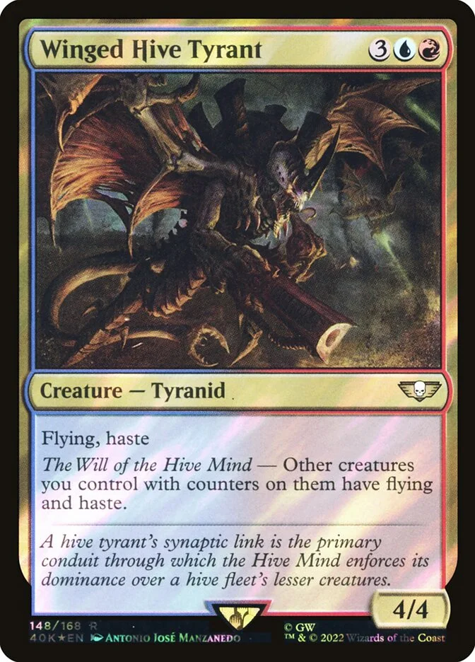 Winged Hive Tyrant (Warhammer 40,000 Commander) - Magic: The Gathering in TCG Land