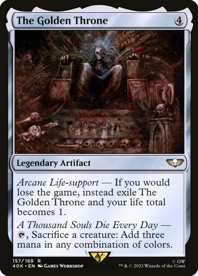 The Golden Throne (Warhammer 40,000 Commander) - Magic: The Gathering in TCG Land