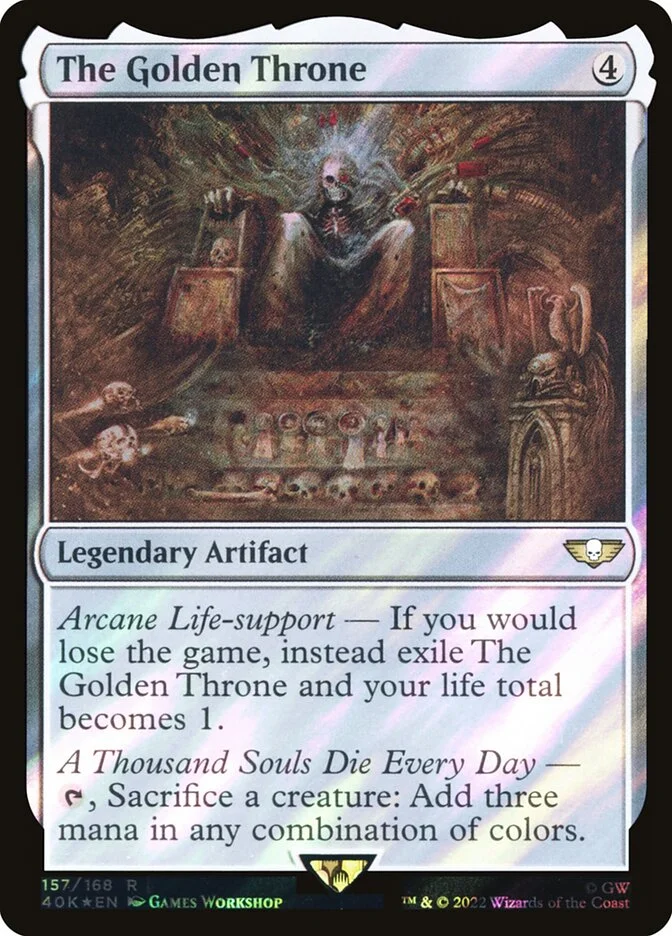 The Golden Throne (Warhammer 40,000 Commander) - Magic: The Gathering in TCG Land