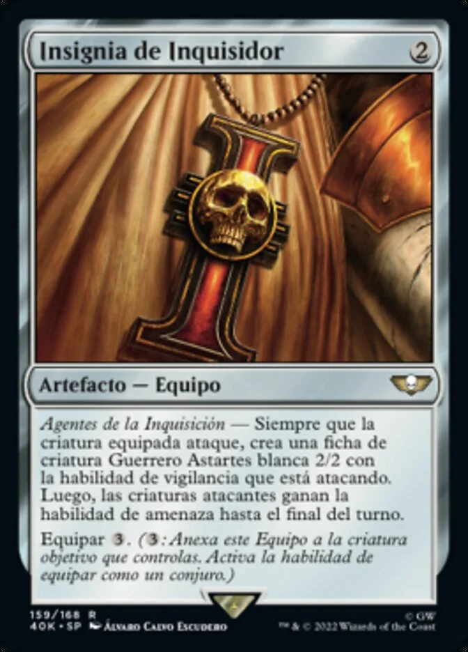 Insignia de Inquisidor (Warhammer 40,000 Commander) - Magic: The Gathering in TCG Land