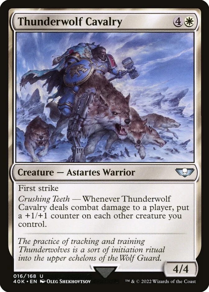 Thunderwolf Cavalry (Warhammer 40,000 Commander) - Magic: The Gathering in TCG Land