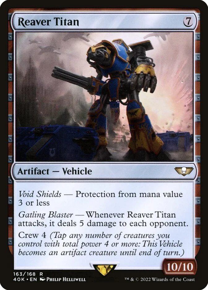 Reaver Titan (Warhammer 40,000 Commander) - Magic: The Gathering in TCG Land