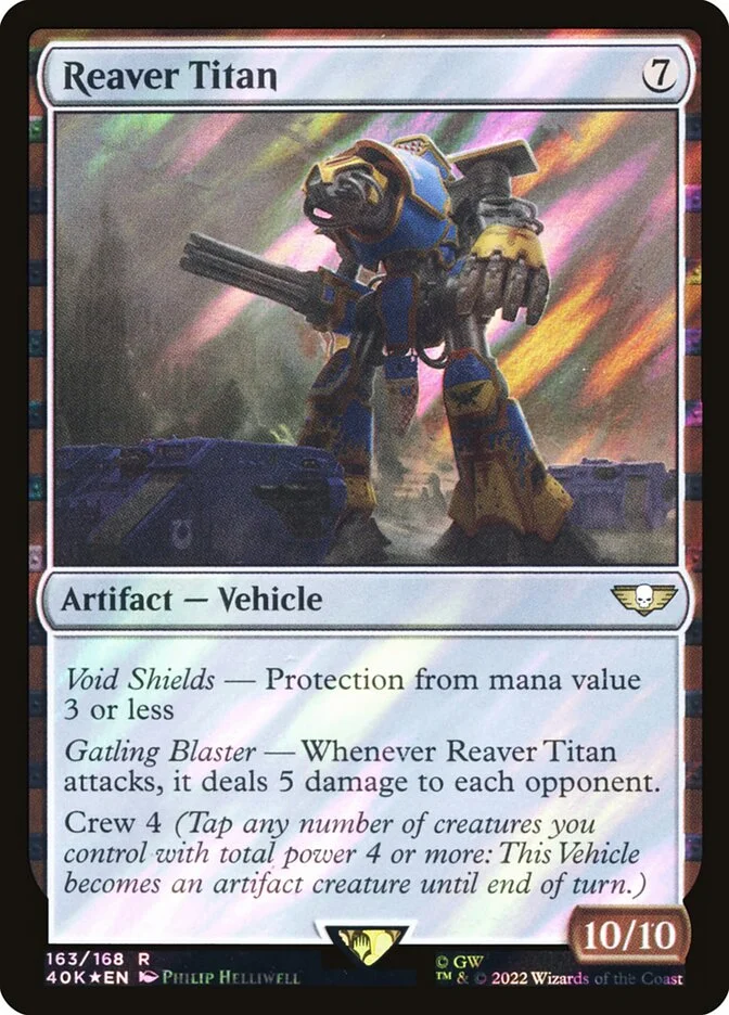Reaver Titan (Warhammer 40,000 Commander) - Magic: The Gathering in TCG Land