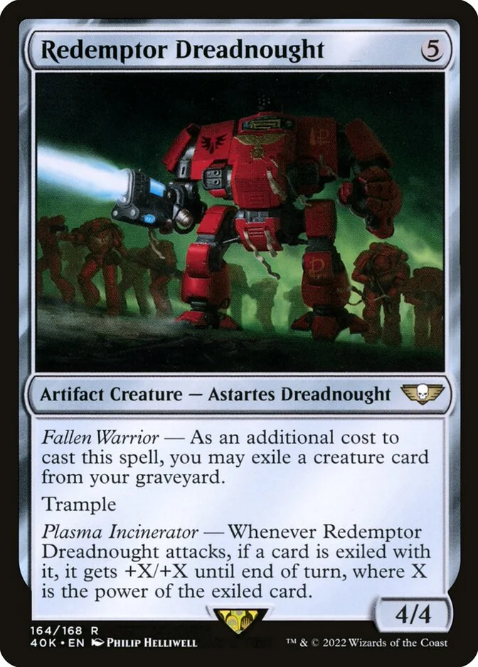 Redemptor Dreadnought (Warhammer 40,000 Commander) - Magic: The Gathering in TCG Land