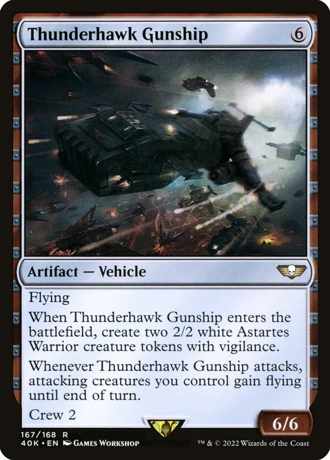 Thunderhawk Gunship (Warhammer 40,000 Commander) - Magic: The Gathering in TCG Land
