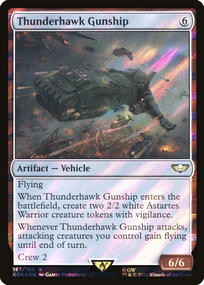 Thunderhawk Gunship (Warhammer 40,000 Commander) - Magic: The Gathering in TCG Land
