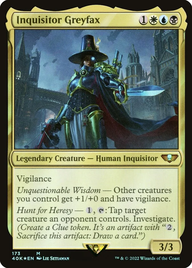Inquisitor Greyfax (Warhammer 40,000 Commander) - Magic: The Gathering in TCG Land