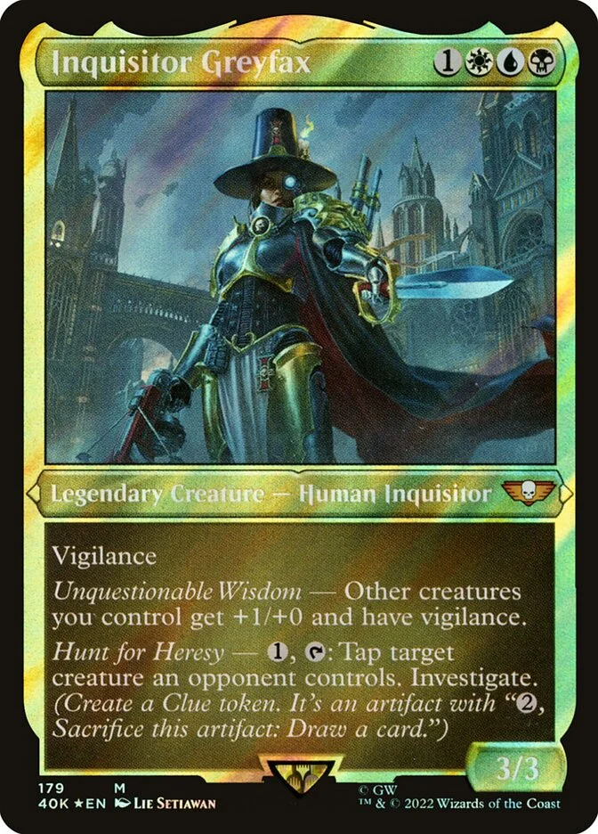 Inquisitor Greyfax (Warhammer 40,000 Commander) - Magic: The Gathering in TCG Land