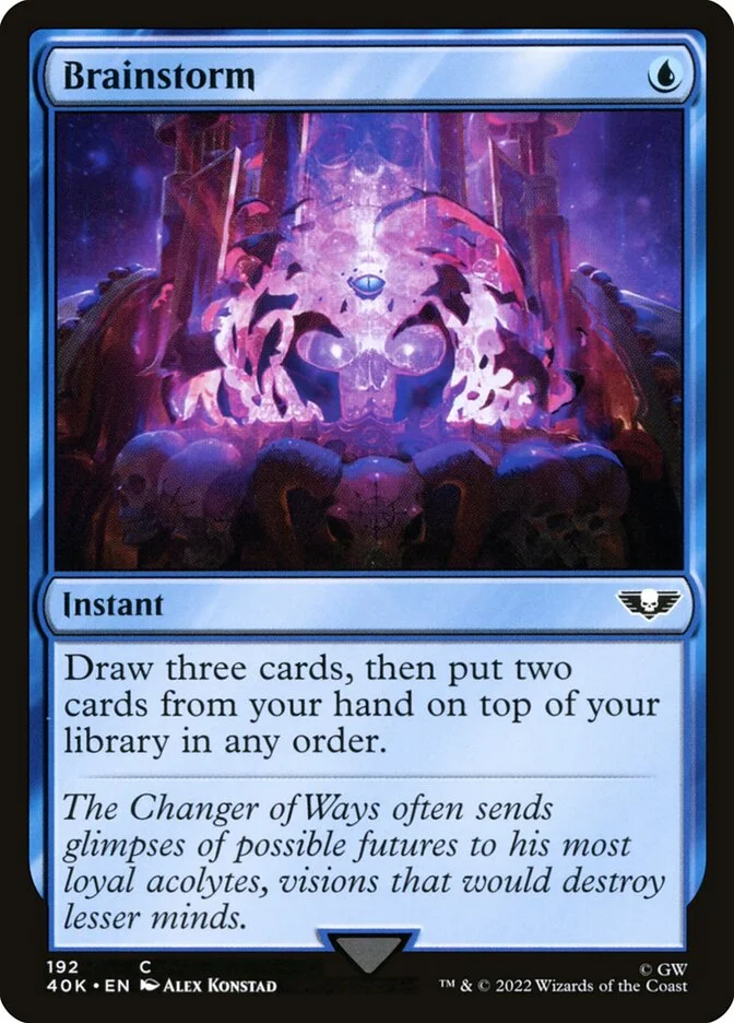 Brainstorm (Warhammer 40,000 Commander) - Magic: The Gathering in TCG Land