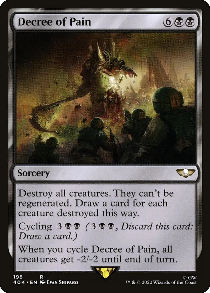 Decree of Pain (Warhammer 40,000 Commander) - Magic: The Gathering in TCG Land