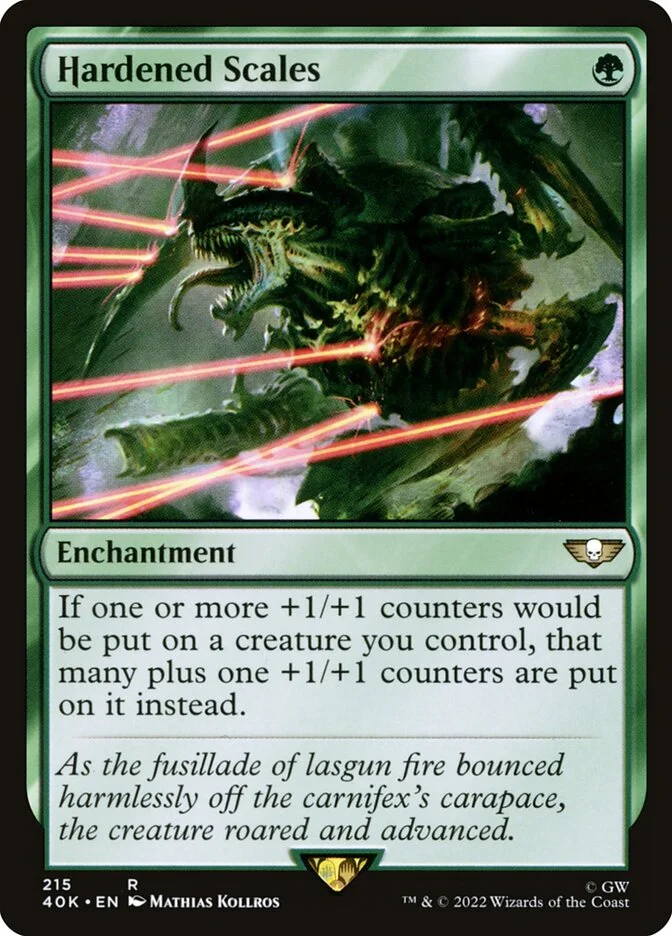 Hardened Scales (Warhammer 40,000 Commander) - Magic: The Gathering in TCG Land