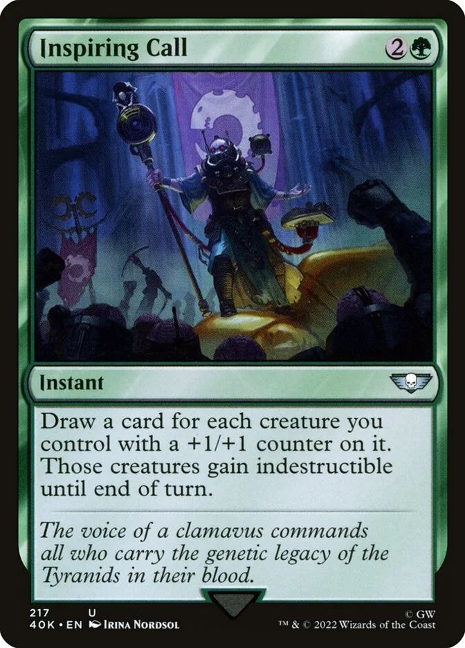 Inspiring Call (Warhammer 40,000 Commander) - Magic: The Gathering in TCG Land