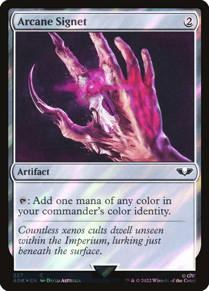 Arcane Signet (Warhammer 40,000 Commander) - Magic: The Gathering in TCG Land México