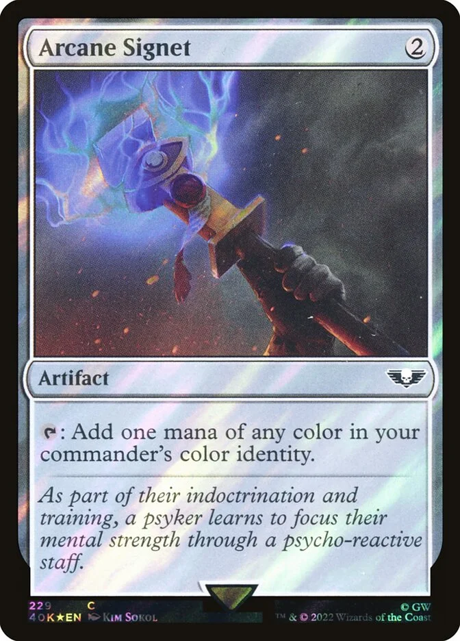 Arcane Signet (Warhammer 40,000 Commander) - Magic: The Gathering in TCG Land México