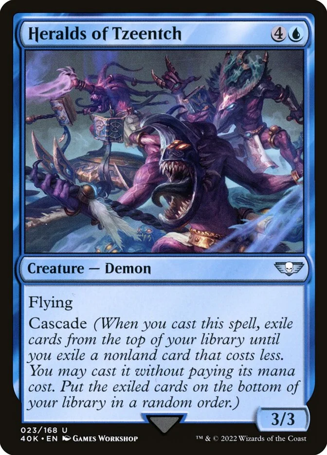 Heralds of Tzeentch (Warhammer 40,000 Commander) - Magic: The Gathering in TCG Land