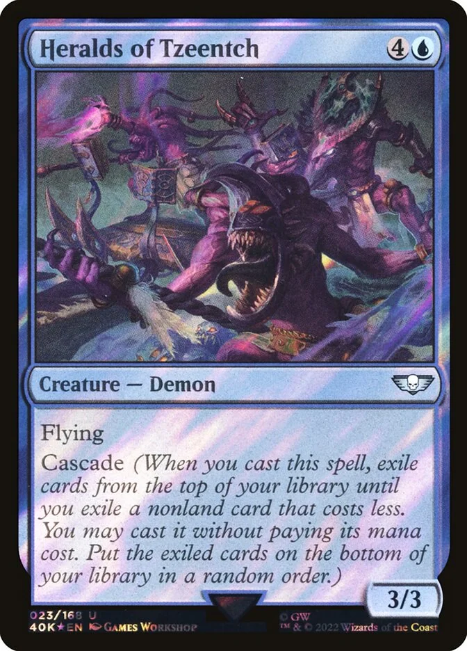 Heralds of Tzeentch (Warhammer 40,000 Commander) - Magic: The Gathering in TCG Land