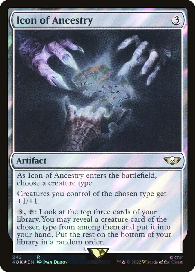 Icon of Ancestry (Warhammer 40,000 Commander) - Magic: The Gathering in TCG Land