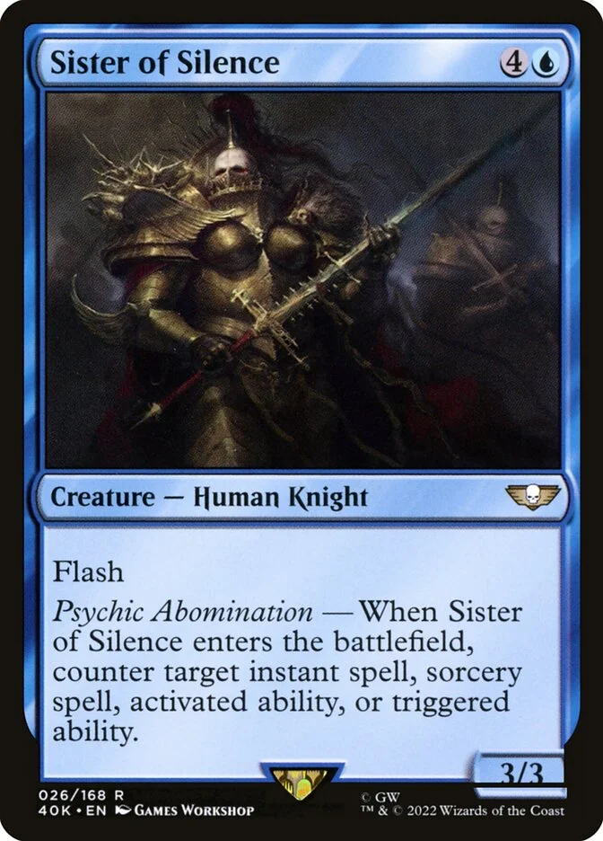 Sister of Silence (Warhammer 40,000 Commander) - Magic: The Gathering in TCG Land