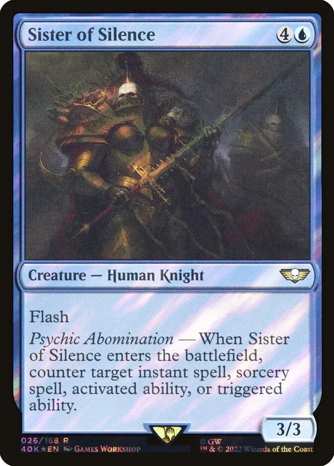 Sister of Silence (Warhammer 40,000 Commander) - Magic: The Gathering in TCG Land