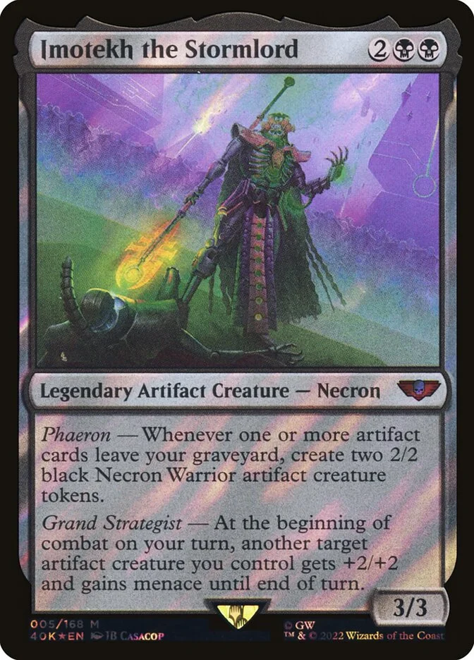 Imotekh the Stormlord (Warhammer 40,000 Commander) - Magic: The Gathering in TCG Land