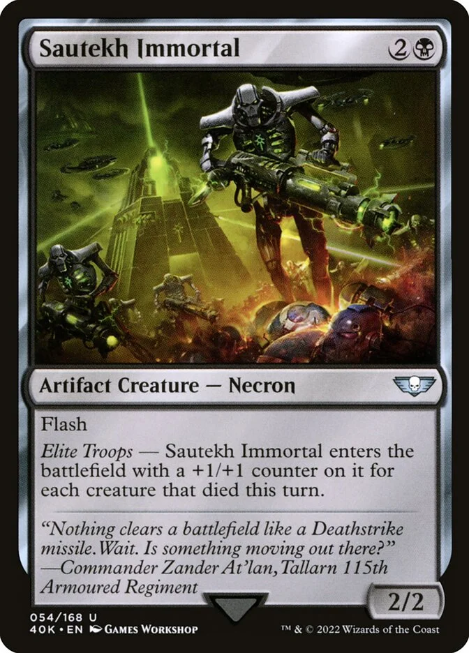 Sautekh Immortal (Warhammer 40,000 Commander) - Magic: The Gathering in TCG Land México