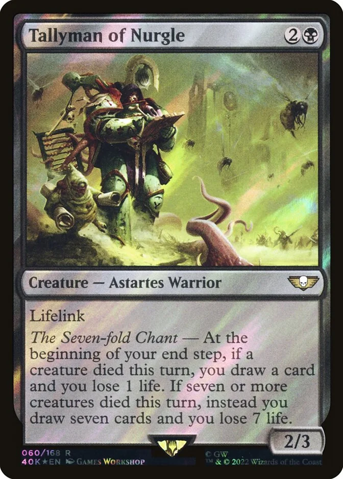 Tallyman of Nurgle (Warhammer 40,000 Commander) - Magic: The Gathering in TCG Land