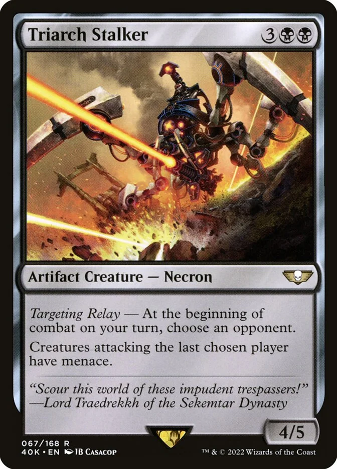 Triarch Stalker (Warhammer 40,000 Commander) - Magic: The Gathering in TCG Land