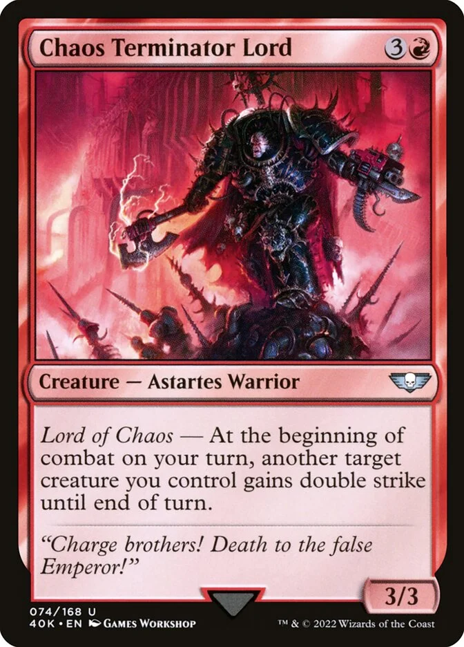 Chaos Terminator Lord (Warhammer 40,000 Commander) - Magic: The Gathering in TCG Land
