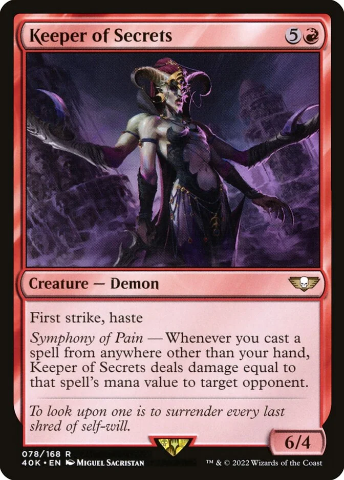 Keeper of Secrets (Warhammer 40,000 Commander) - Magic: The Gathering in TCG Land