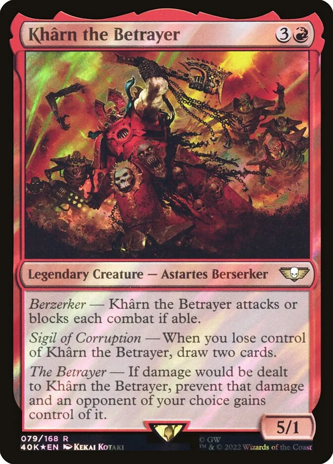 Khârn the Betrayer (Warhammer 40,000 Commander) - Magic: The Gathering in TCG Land