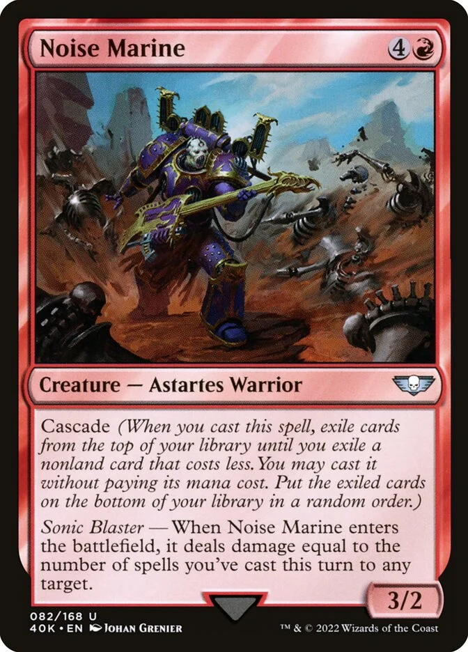Noise Marine (Warhammer 40,000 Commander) - Magic: The Gathering in TCG Land