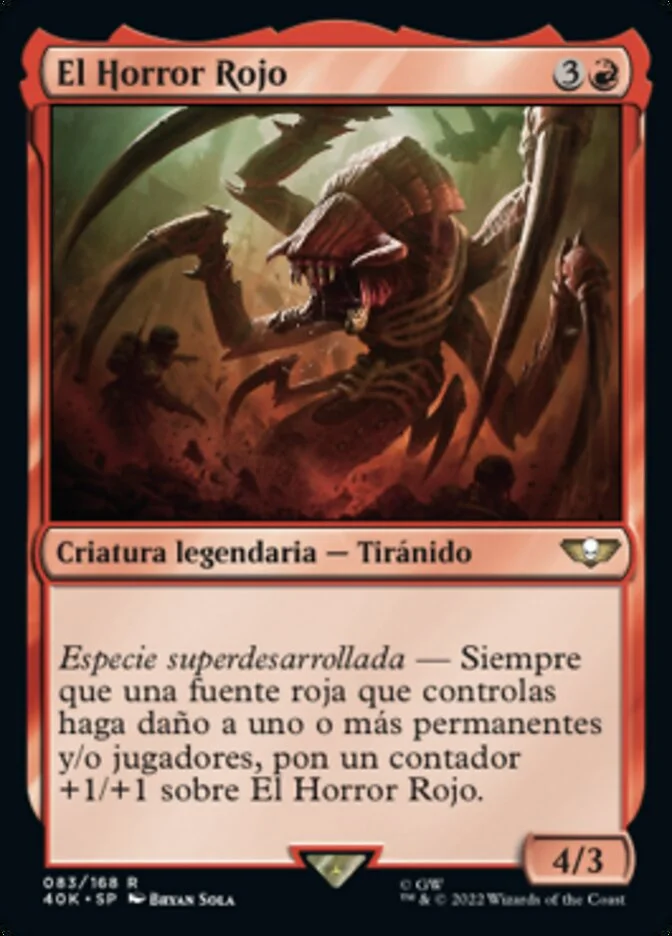 El Horror Rojo (Warhammer 40,000 Commander) - Magic: The Gathering in TCG Land