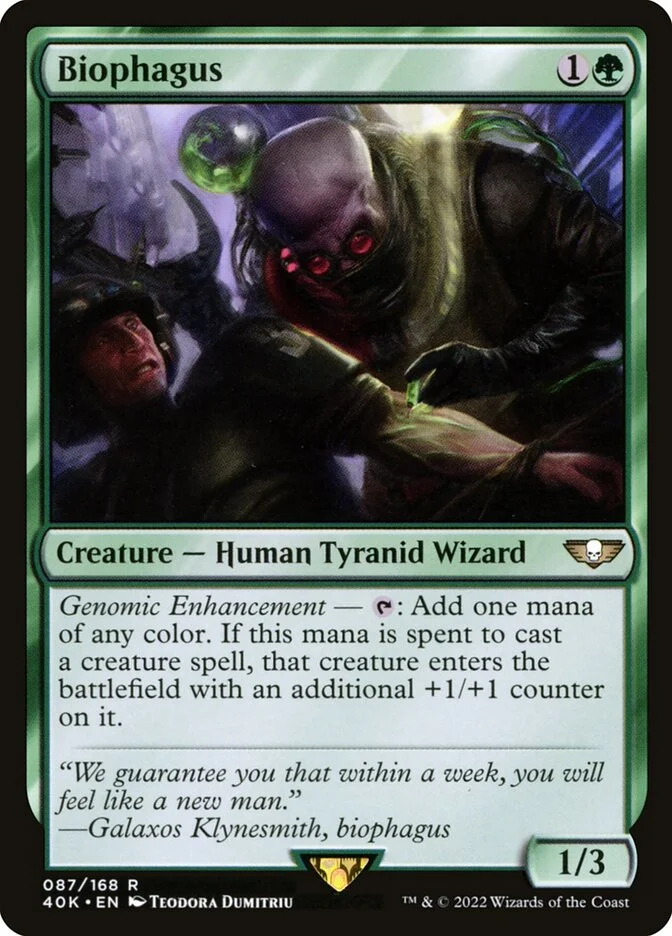 Biophagus (Warhammer 40,000 Commander) - Magic: The Gathering in TCG Land