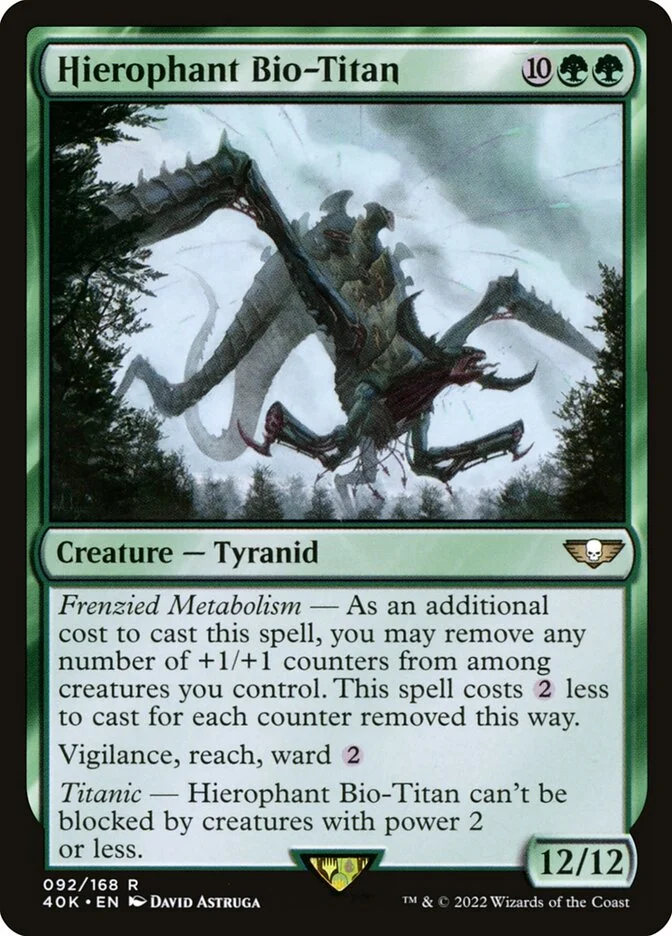 Hierophant Bio-Titan (Warhammer 40,000 Commander) - Magic: The Gathering in TCG Land