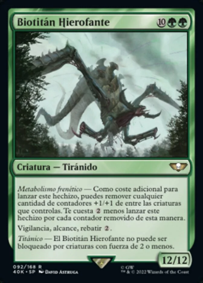 Biotitán Hierofante (Warhammer 40,000 Commander) - Magic: The Gathering in TCG Land