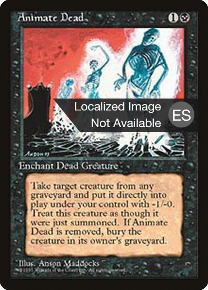 Animar a los muertos (Fourth Edition Foreign Black Border) - Magic: The Gathering in TCG Land México