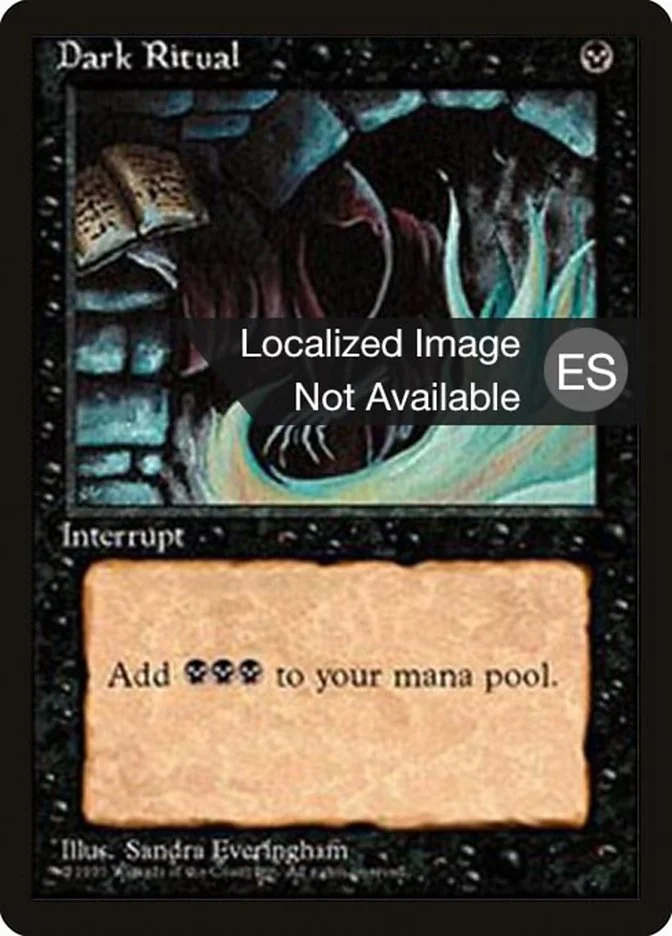 Ritual siniestro (Fourth Edition Foreign Black Border) - Magic: The Gathering in TCG Land